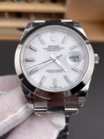 Rolex Datejust 41MM Cal.3135 Movement Swiss Replica Watch in 904L Steel Casing White Dial - Image 4