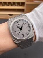 Octo Finissmo 7MM Thick Titanium Case Grey Dial Super Clone Watch - Image 10