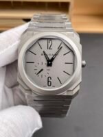Octo Finissmo 7MM Thick Titanium Case Grey Dial Super Clone Watch - Image 2