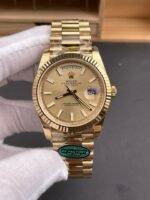 Rolex Day Date Super Clone Gold Dial 40MM 212 Grams Swiss Replica watch - Image 2