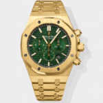 Royal Oak Chrono 26331 Yellow Gold Green Dial Super Clone Watch