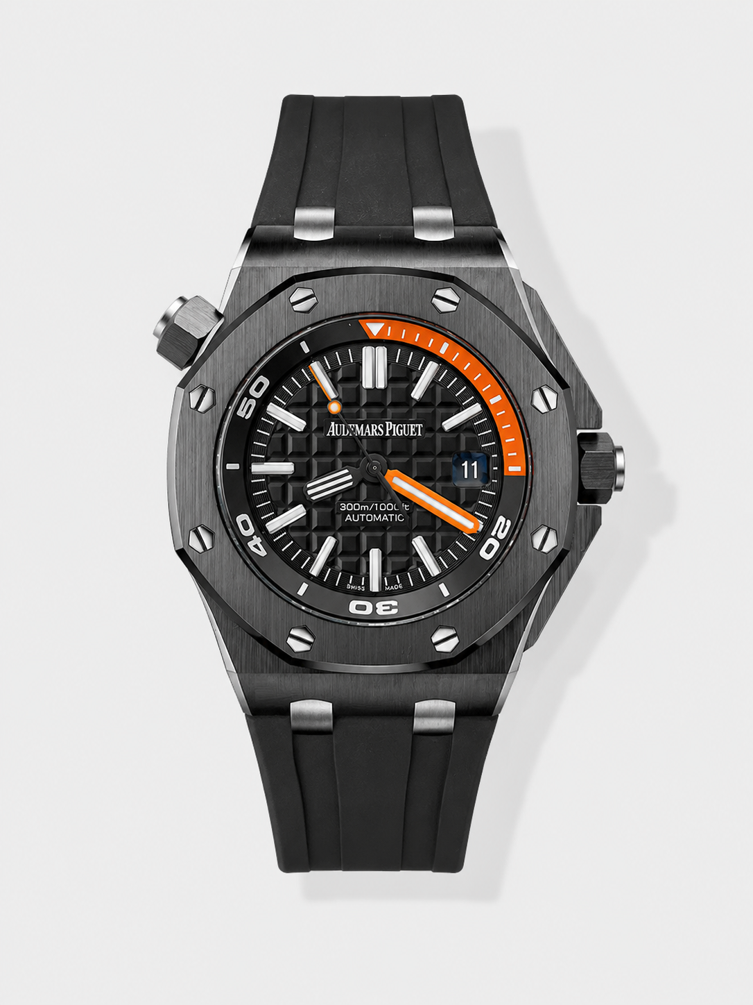 GW-59B951CC product image Audemars Piguet Royal Oak Offshore Ceramic Super Clone Watch Black Dial Cal.3102 Movement - Image 1