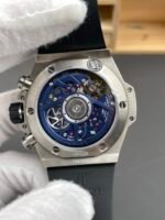 Hublot Big Bang Unico Blue Stainless Steel Casing 1:1 Mirror Edition Swiss Replica Watch - Image 5