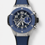 Hublot Big Bang Unico Blue Stainless Steel Casing 1:1 Mirror Edition Swiss Replica Watch