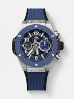 Hublot Big Bang Unico Blue Stainless Steel Casing 1:1 Mirror Edition Swiss Replica Watch