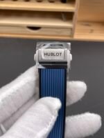 Hublot Big Bang Unico Blue Stainless Steel Casing 1:1 Mirror Edition Swiss Replica Watch - Image 9