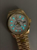 Rolex Sky-Dweller REF# 336935 White Dial Watch in Yellow Gold 904L Steel Case 1:1 Mirror Replica - Image 11