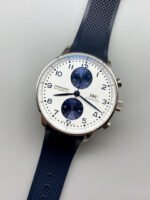 IWC Portugieser Chronograph (Stainless Steel Case / White Dial) – Swiss Replica (Top-Tier 1:1 Reproduction) - Image 3