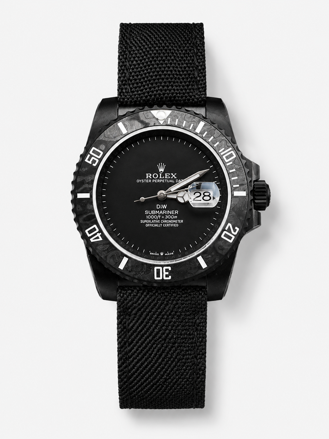 GW-5FE0D3C8 product image Rolex Submariner DiW DLC Coated Steel Casing Black Ceramic Bezel Edition Watch - Image 1