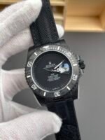 Rolex Submariner DiW DLC Coated Steel Casing Black Ceramic Bezel Edition Watch - Image 3