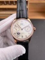 IWC Portugieser Series Top-Tier Replica (Swiss 1:1 Mirror-Grade) Watch — White Dial, Rose Gold Case - Image 4