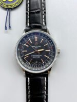 Breitling Navitimer 1 Automatic Replica Watch — Black Dial, Stainless Steel Bracelet - Image 2