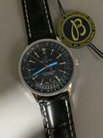 Breitling Navitimer 1 Automatic Replica Watch — Black Dial, Stainless Steel Bracelet - Image 9