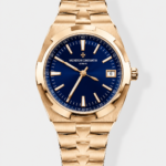 Vacheron Constantin Overseas Rose Gold 1:1 Mirror Replica Watch Blue Dial