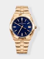Vacheron Constantin Overseas Rose Gold 1:1 Mirror Replica Watch Blue Dial