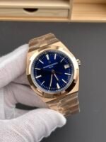 Vacheron Constantin Overseas Rose Gold 1:1 Mirror Replica Watch Blue Dial - Image 4