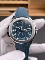 Patek Philippe Super Clone Aquanaut 5164 Opaline Blue Stainles Steel Swiss Watch - Image 2