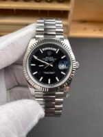 Rolex Day Date Super Clone Black Dial 40MM 146 Grams Swiss Replica watch - Image 2