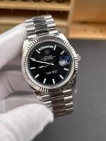 Rolex Day Date Super Clone Black Dial 40MM 146 Grams Swiss Replica watch - Image 3