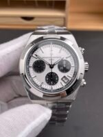 Vacheron Constantin Overseas Chronograph – Top-Tier Replica (Swiss Movement, Steel-tone Dial, Steel Bracelet) - Image 3