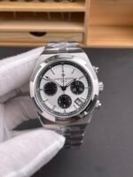 Vacheron Constantin Overseas Chronograph – Top-Tier Replica (Swiss Movement, Steel-tone Dial, Steel Bracelet) - Image 2
