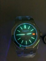 Audemars Piguet Super Clone Royal Oak Extra Thin Watch in Red Dial - Image 11