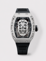 Richard Mille RM052 Skull Genuine Tourbillon Edition Watch in Titanium Casing