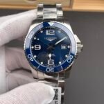 Longines HydroConquest 1:1 Mirror Swiss Replica Watch in Blue Dial Steel Strap
