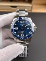 Longines HydroConquest 1:1 Mirror Swiss Replica Watch in Blue Dial Steel Strap