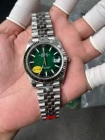 Rolex Datejust 126234 Ombre Green Dial 36MM Jubilee FREE SPRUNG MVMT Super Clone Watch - Image 9
