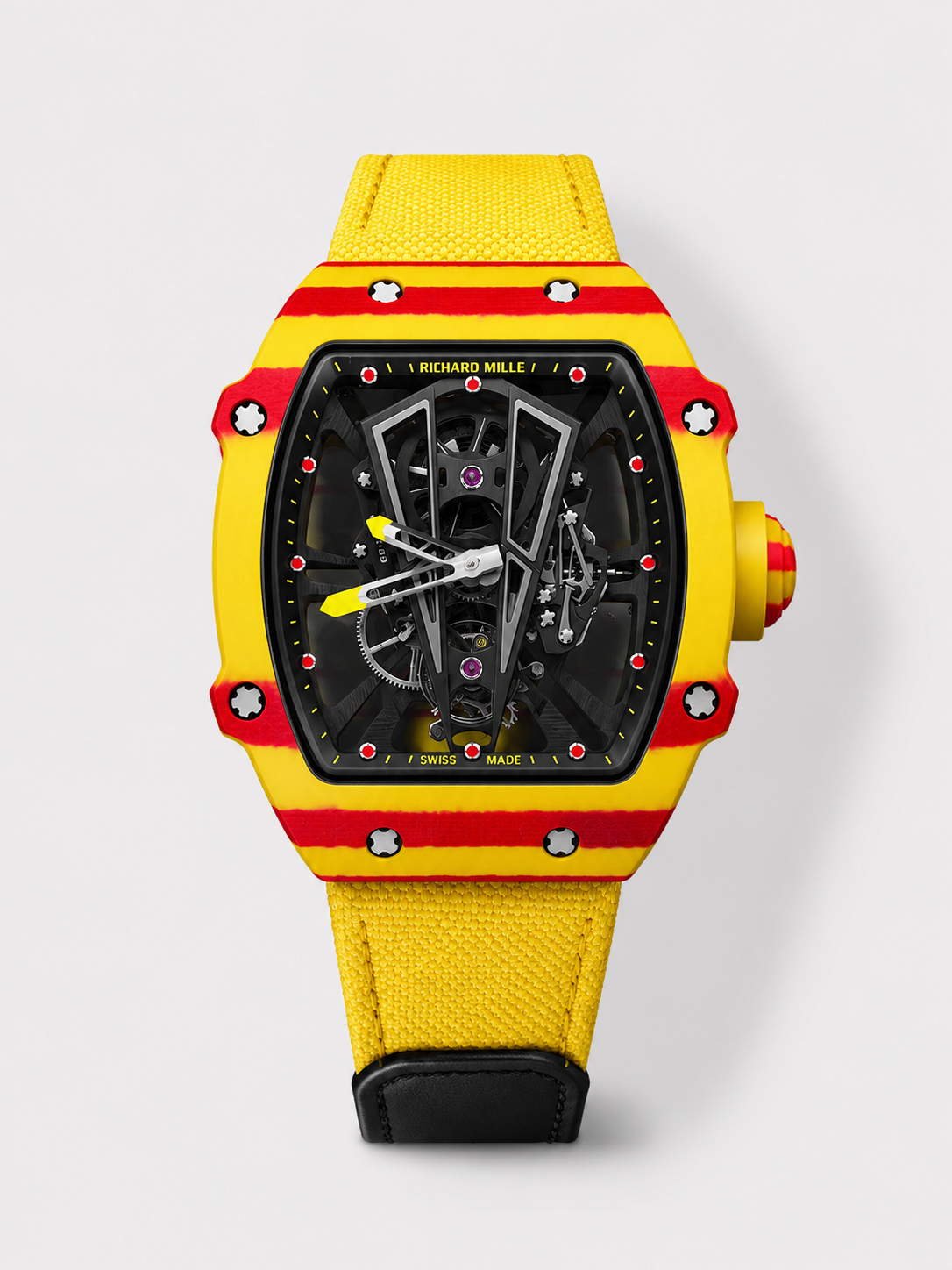 GW-72C8D7FF product image Richard Mille RM27-03 Rafael Nadal Genuine Tourbillon Movement 1:1 Mirror Replica Watch - Image 1