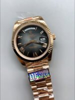 Rolex Day Date Presidential 18K Rose Gold Watch 40MM – Brown Dial 1:1 Mirror Quality - Image 3