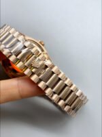 Rolex Day Date Presidential 18K Rose Gold Watch 40MM – Brown Dial 1:1 Mirror Quality - Image 10
