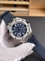 Audemars Piguet Royal Oak Offshore 1:1 Ultimate Swiss Replica Watch Blue Dial Cal.4308 Movement - Image 5
