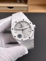 Audemars Piguet Royal Oak 15500 White Ceramic Super Clone Replica Watch - Image 4