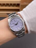 Rolex Oyster Perpetual 41mm — Cal. 3230 Movement, Purple Dial, 904L Steel, Top-Tier 1:1 Replica - Image 10