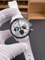 Omega Speedmaster 50th Anniversary Super Clone Snoopy Replica Watch in White Nylon Strap - Image 4
