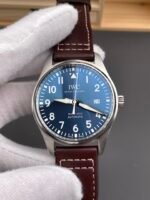 IWC Pilot’s MARK XVIII IW327010 Steel Blue Dial Le Petit Prince 904L Steel 1:1 Mirror Replica - Image 3