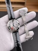 Ballon De Cartier Swiss Automatic 1:1 Mirror Quality 33MM in White Dial - Image 5