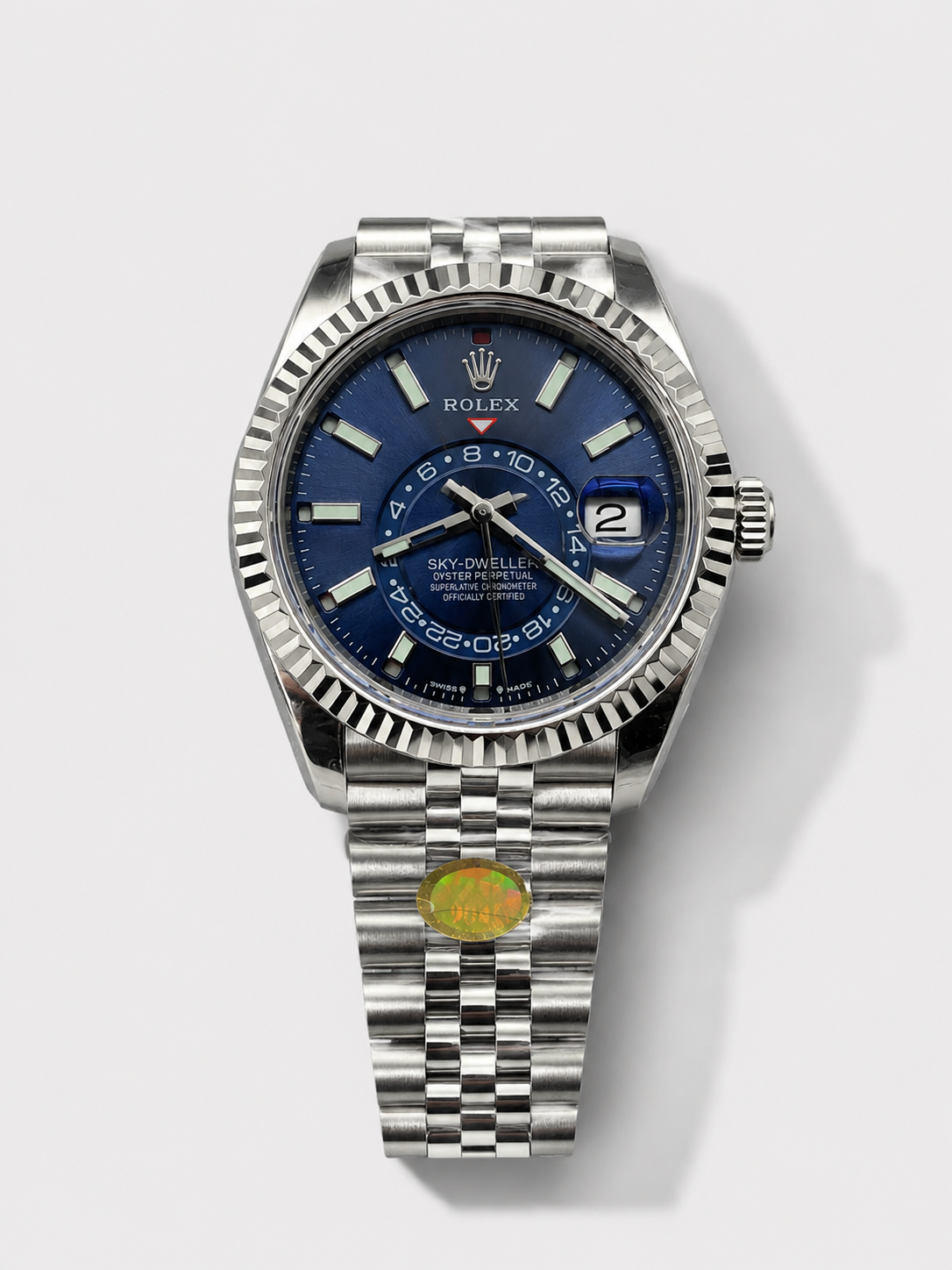 GW-8624160F product image Rolex Sky-Dweller REF# M336934 Blue Dial Watch in 904L Steel Case 1:1 Mirror Replica - Image 1