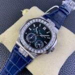 Patek Philippe Nautilus 5712R 1:1 Quality Swiss Replica Watch in Blue Dial Blue Strap - Image 6