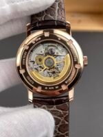 Vacheron Constantin Traditionelle Complete Calendar Rose Gold Plating White Dial Swiss Replica - Image 5