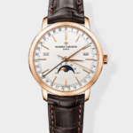 Vacheron Constantin Traditionelle Complete Calendar Rose Gold Plating White Dial Swiss Replica