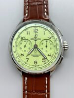 Breitling Premier B01 Chronograph 42 Edition Steel Casing Green Dial – 1:1 Mirror Replica Watch - Image 2