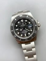 Rolex Submariner DiW Sandblasted Carbon Fiber Bezel/Dial FREE SPRUNG MVMNT Super Clone - Image 3