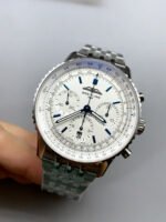 Breitling Navitimer B01 Chronograph 43 (White Dial / 904L Stainless Steel Case) — Top-Tier 1:1 Swiss Replica - Image 4