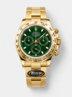 Rolex Daytona John Mayer Super Clone 116508 Yellow Gold Green Dial Cal.4130 Movement Swiss Replica