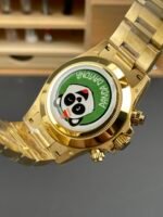Rolex Daytona John Mayer Super Clone 116508 Yellow Gold Green Dial Cal.4130 Movement Swiss Replica - Image 4