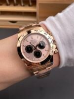 Rolex Cosmograph Daytona M116505-0016 Rose Gold Original Cal.4130 Movement – 904L Steel Watch - Image 9
