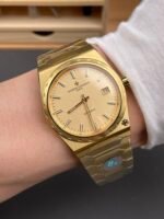 Vacheron Constantin Historiques 222 Super Clone 37MM Yellow Gold Watch in Gold Dial - Image 10